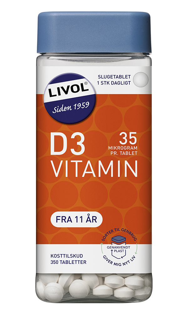 Livol D vitamin 35µg - Har du brug for et d vitamin tilskud?