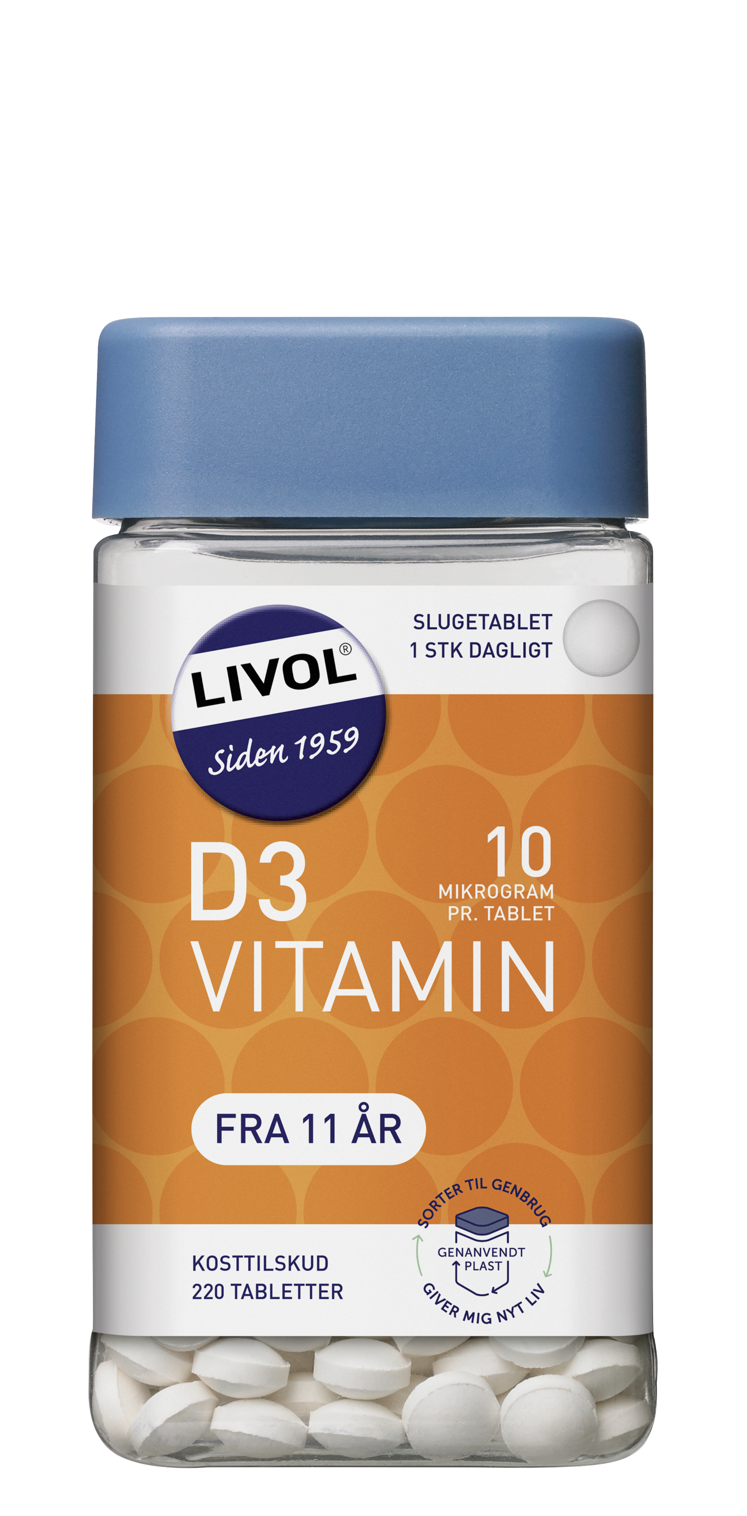 Livol D3-vitamin 10 uq