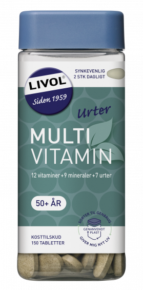 Livol Multivitamin m. urter 50+