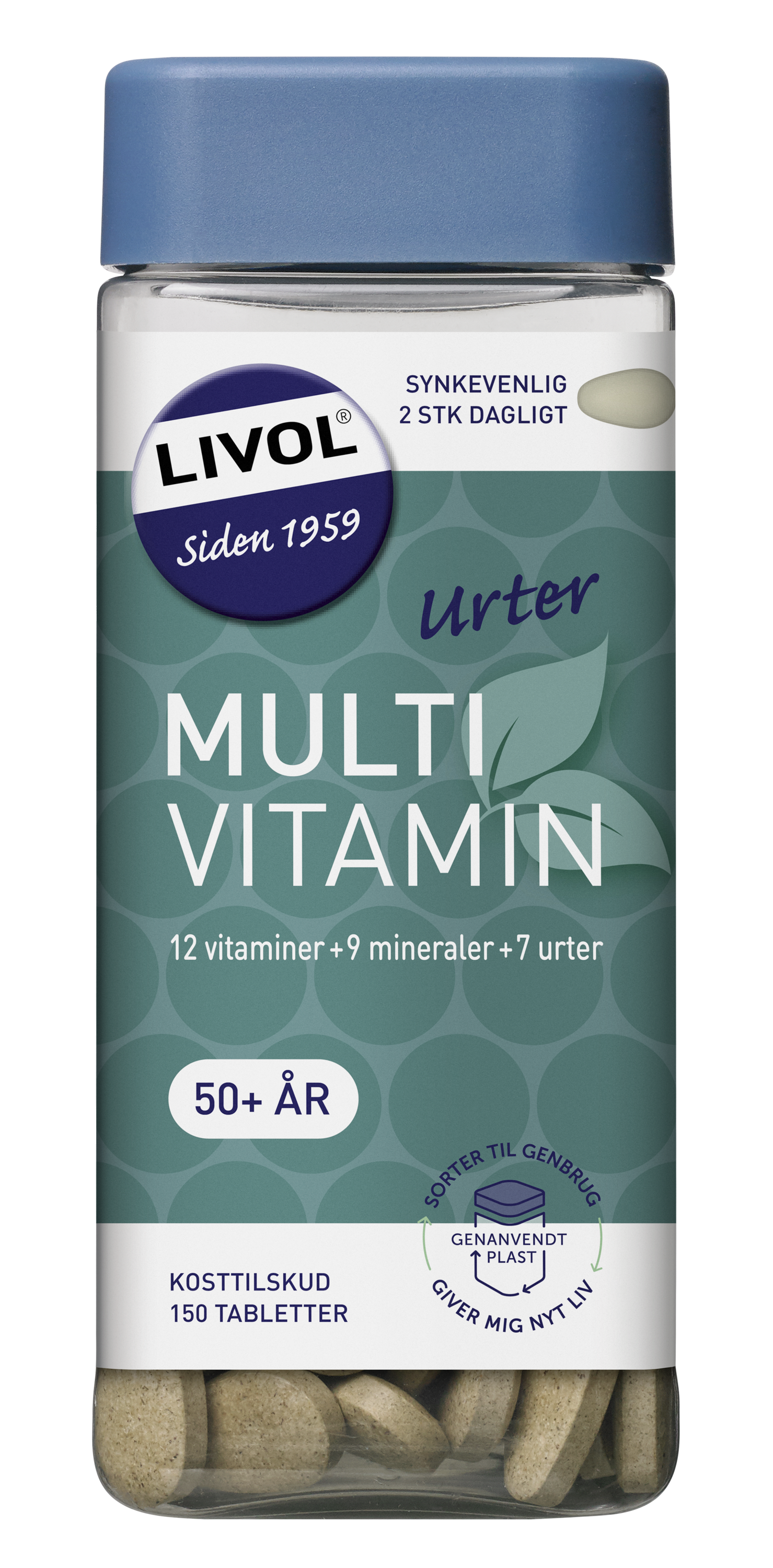 Livol Multivitamin m. urter 50+