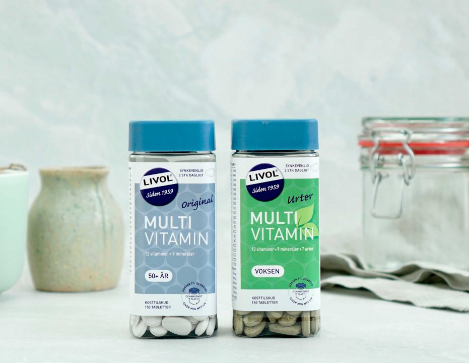 Livol Multivitaminer Original og Urter 16-9