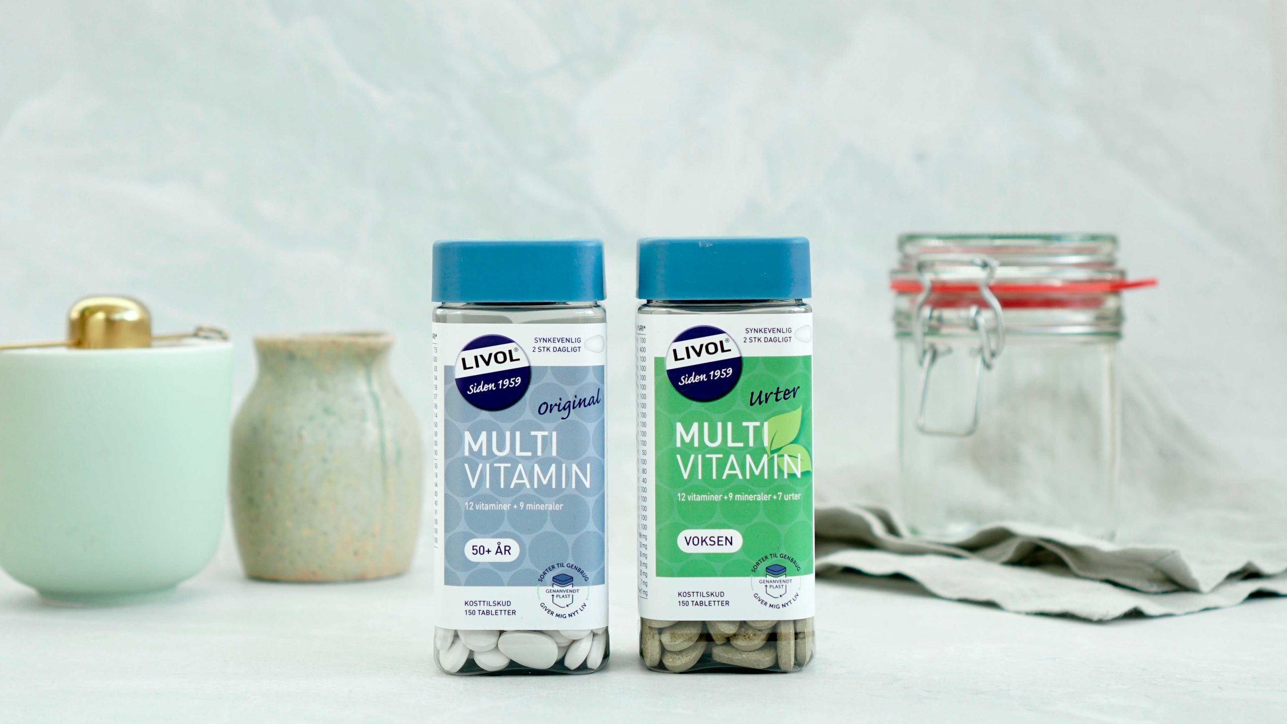 Livol Multivitaminer Original og Urter 16-9